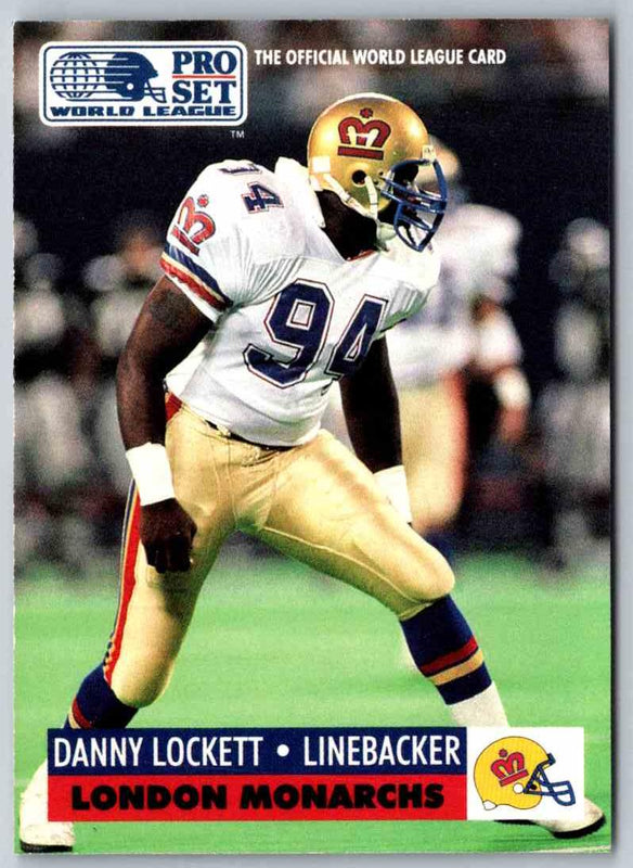 1991 Proset World League Danny Lockett #83