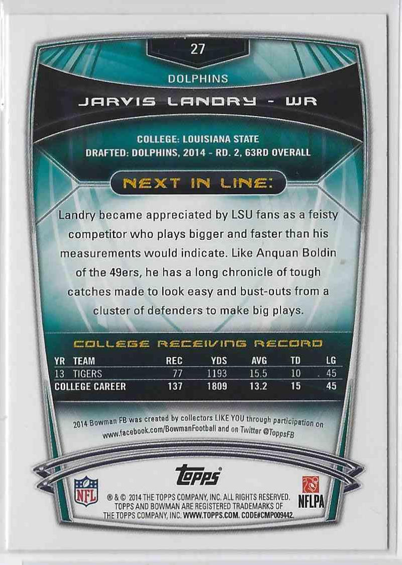 2014 Bowman Jarvis Landry