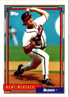 1992 Topps Kent Mercker #596