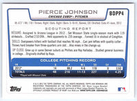 2012 Bowman Pierce Johnson #BDPP4