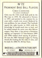 2007 Topps Turkey Red Chris Carpenter #72