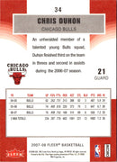 2007 Fleer Chris Duhon