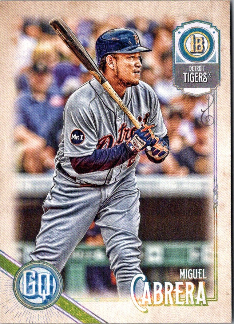 2018 Topps Gypsy Queen Green Miguel Cabrera