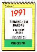 1991 ProCards Checklist #1473