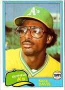 1981 Topps Mike Davis