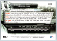 2017 Bowman Draft Luis Gonzalez #BD-86