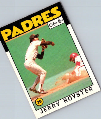 1986 O-Pee-Chee Jerry Royster #118