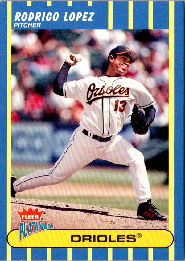 2003 Fleer Platinum Rodrigo Lopez #97