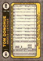 1981 Fleer Tom Donohue #281
