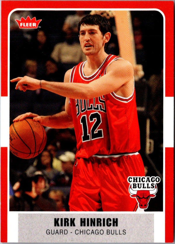 2007 Fleer Kirk Hinrich #30