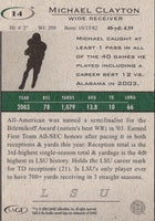 2004 SAGE HIT Michael Clayton #14