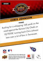 2009 Upper Deck Goodwin Champions Chris Johnson #125