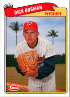 1989 Swell Baseball Greats Dick Bosman #124