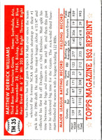 1991 Topps Magazine Matt Williams #TM 35