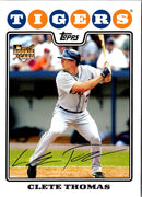 2008 Topps Clete Thomas