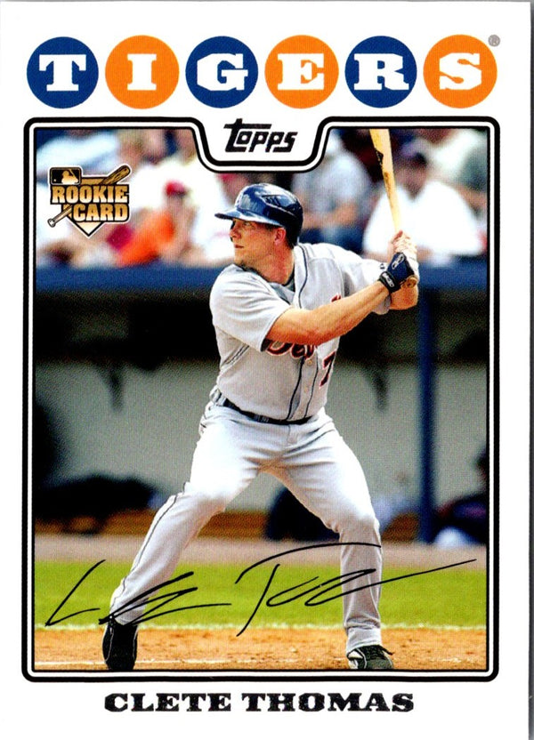 2008 Topps Clete Thomas #539 Rookie