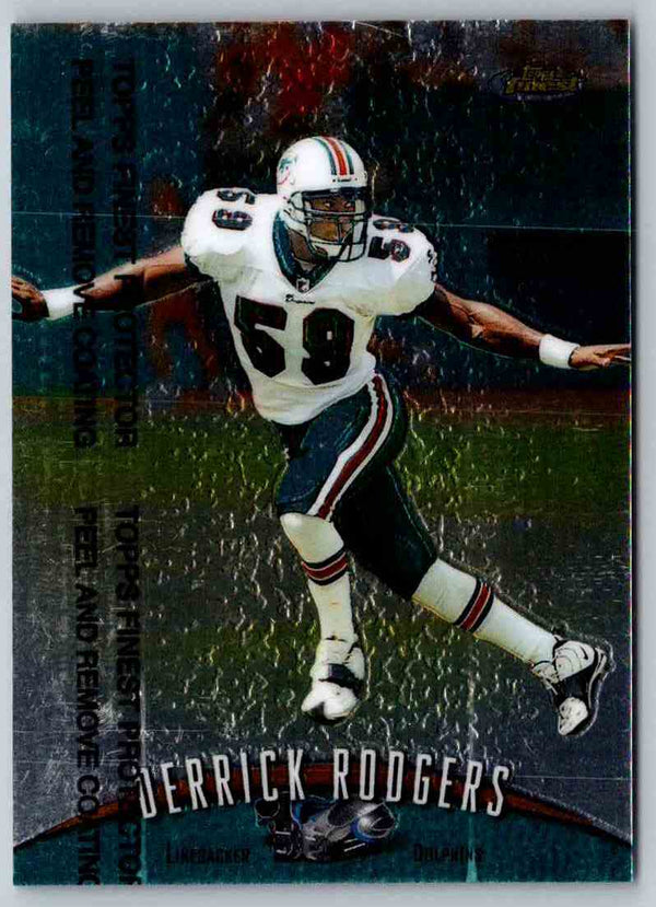 1998 Topps Finest Football Derrick Rodgers #183