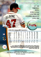 1999 Stadium Club Tom Glavine #72