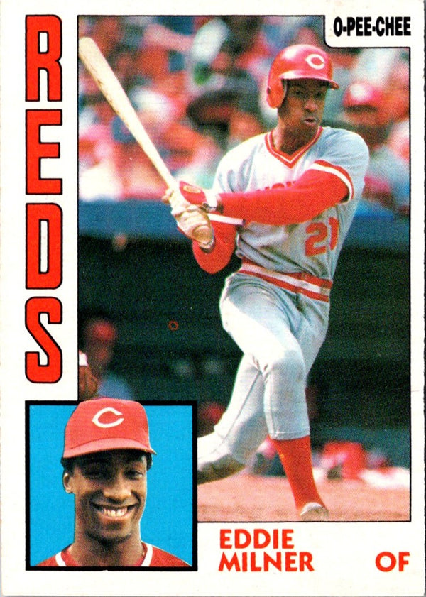 1984 O-Pee-Chee Eddie Milner #34