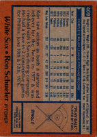 1978 Topps Ron Schueler #409