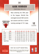2007 Fleer Kirk Hinrich