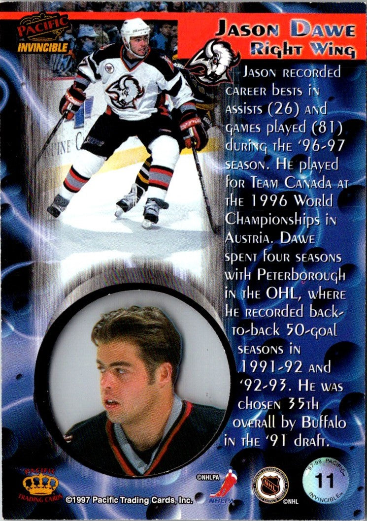 1997 Pacific Invincible Jason Dawe