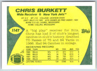 1989 Topps Chris Burkett #114T