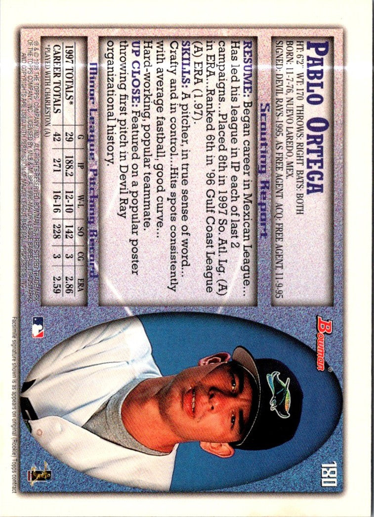 1998 Bowman Pablo Ortega