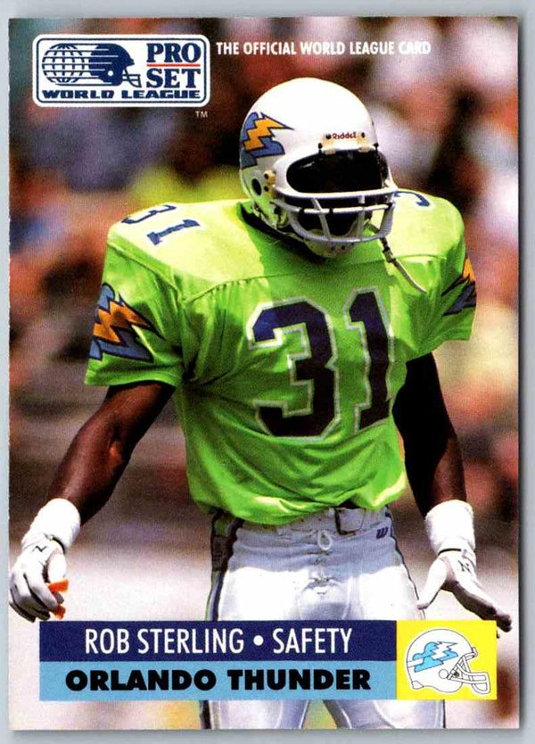 1991 Proset World League Rob Sterling #118