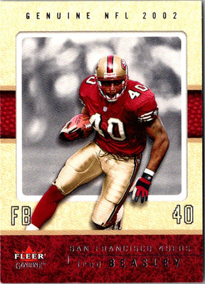 2002 Fleer Genuine Fred Beasley #104