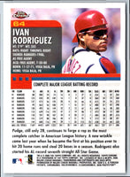 2000 Topps Ivan Rodriguez #64