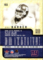2002 Fleer Genuine Tiki Barber #103