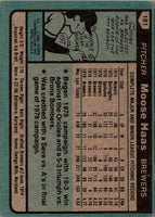1980 Topps Moose Haas #181