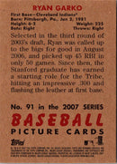 2007 Bowman Heritage Ryan Garko