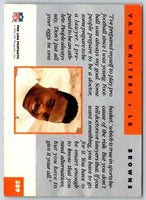 1992 Pro Line Portraits Van Waiters #389 Rookie