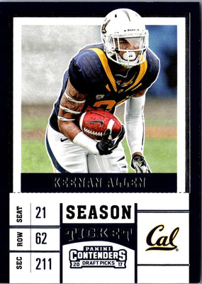 2017 Panini Contenders Draft Picks Keenan Allen #57