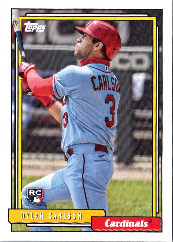 2021 Topps Update 1992 Redux Dylan Carlson #T92-45