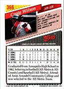 1993 Topps Craig Wilson