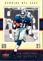 2002 Fleer Genuine Tiki Barber #103