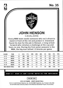 2019 Hoops John Henson