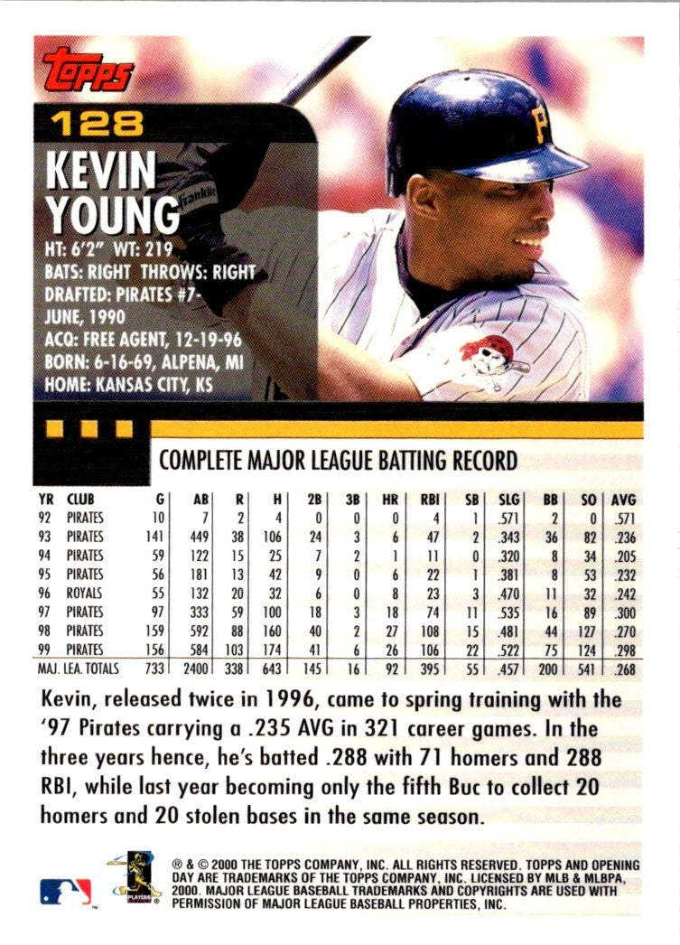 2000 Topps Opening Day Kevin Young