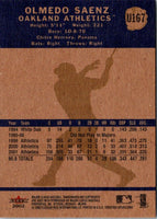 2002 Fleer Tradition Update Olmedo Saenz #U167