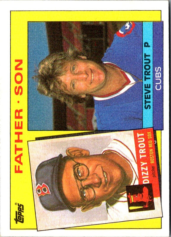 1985 Topps Dizzy Trout/Steve Trout #142