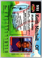 1992 Stadium Club Keith Mitchell #551