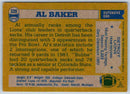 1982 Topps Al Baker