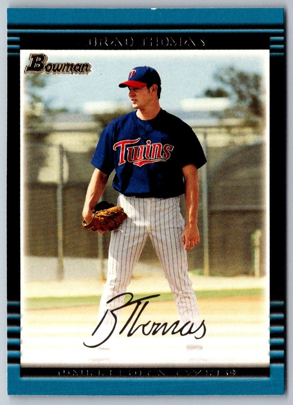 2002 Bowman Brad Thomas #343