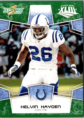 2008 Score Super Bowl XLIII Kelvin Hayden #136