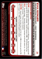 2011 Bowman Chrome Ryan Howard #24