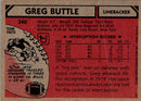1980 Topps Greg Buttle