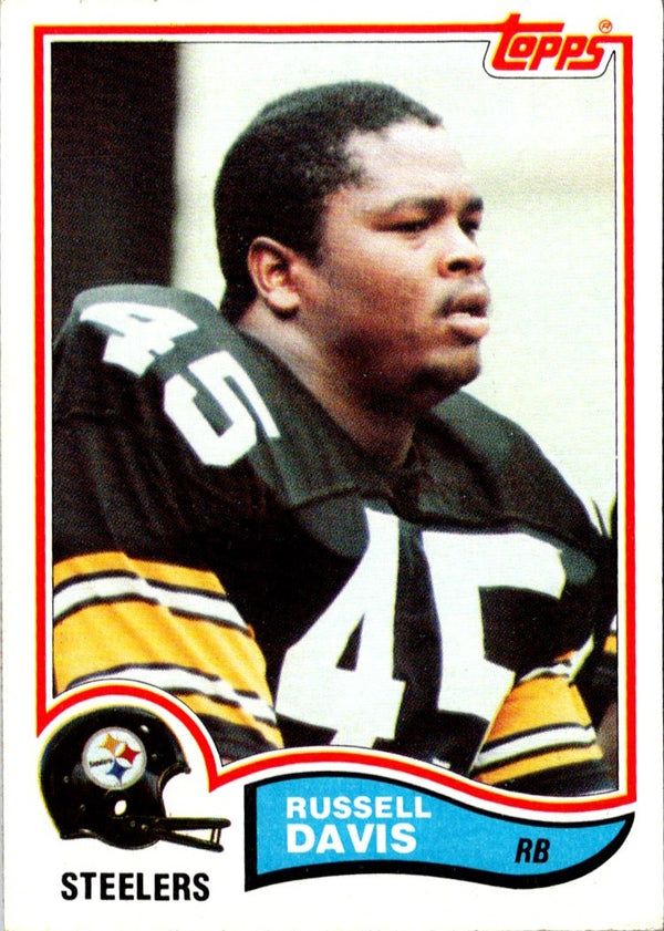 1982 Topps Russell Davis #208 Rookie